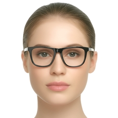 BS0420-0113_Rectangular_Black_Acetate_Glasses_model