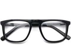 BS0420-0116_Black_Rectangular_Acetate_Glasses_front