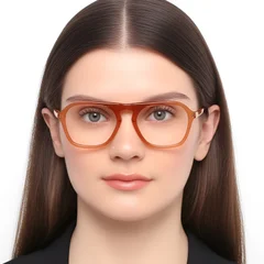 BS0420-0121_Aviator_Brown_Acetate_Glasses_model