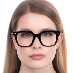 BS0420-0128_Rectangular_Black_Acetate_Glasses_model