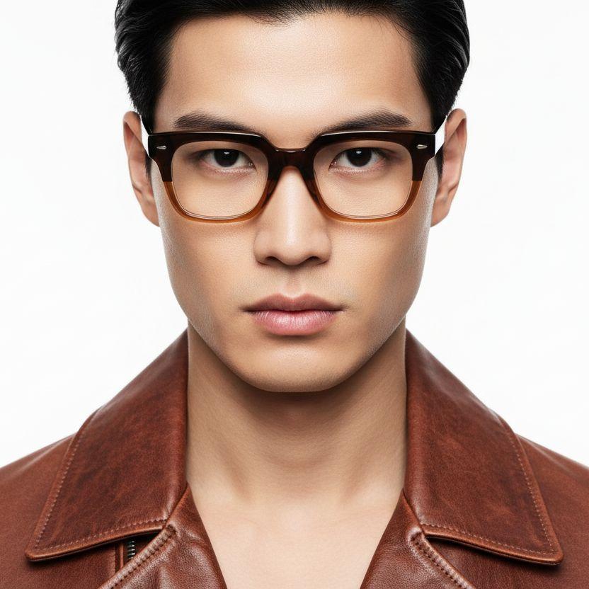 bs0420-0130_brown_rectangular_acetate_glasses_model