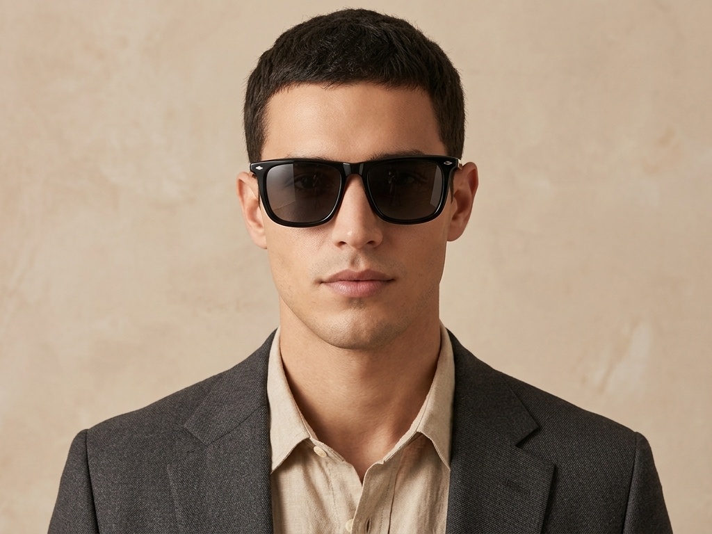 BS0420-0132_Black_Rectangular_Acetate_Sunglasses_corner-tryon_male