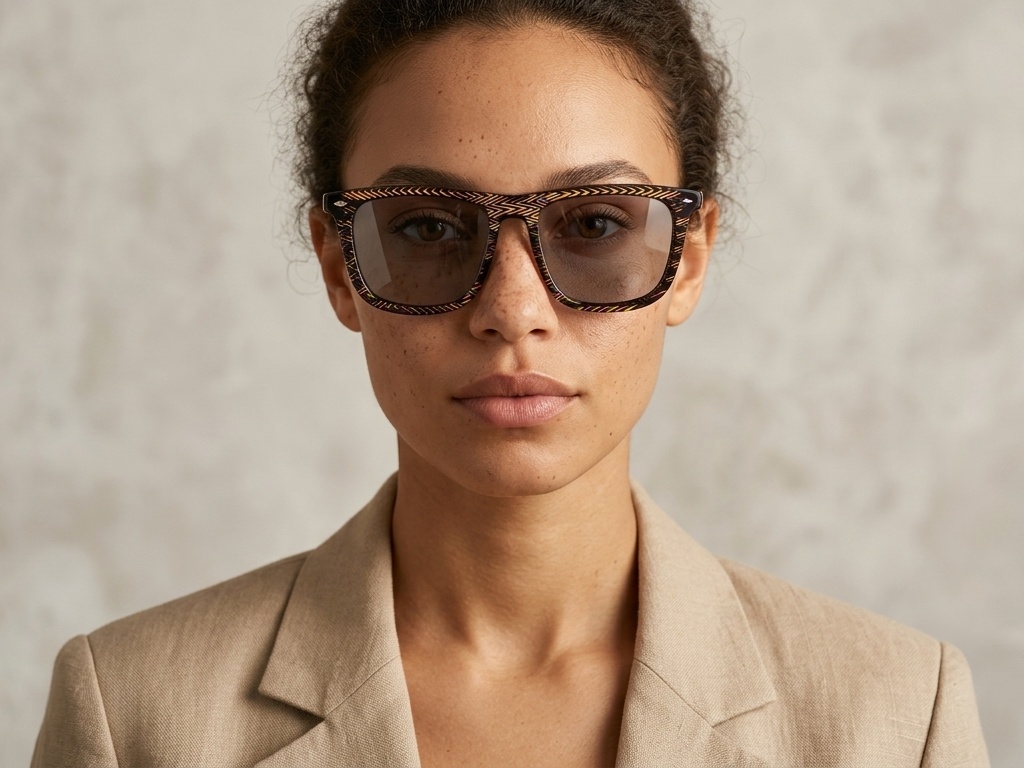 BS0420-0133_Pattern_Rectangular_Acetate_Sunglasses-tryon_female