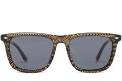 BS0420-0133_Pattern_Rectangular_Acetate_Sunglasses_front