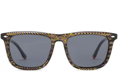 BS0420-0133_Pattern_Rectangular_Acetate_Sunglasses_front