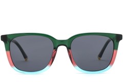 BS0420-0141_Green_Rectangular_Acetate_Sunglasses_front