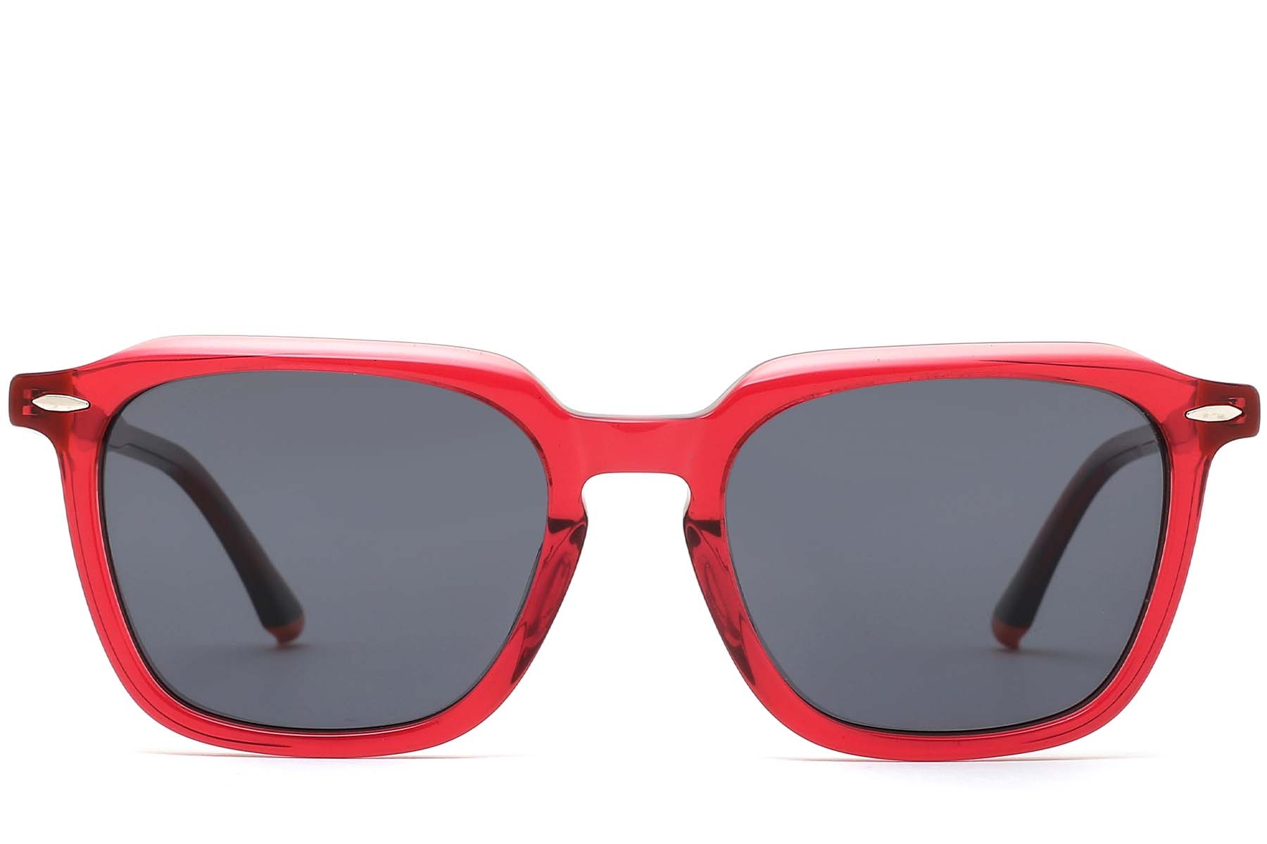 BS0420-0145_Pink_Rectangular_Acetate_Sunglasses_front