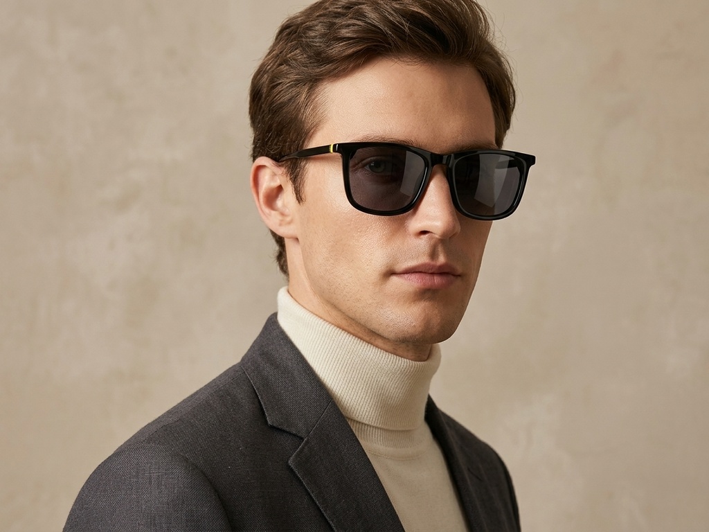 BS0420-0147_Black_Rectangular_Acetate_Sunglasses_corner-tryon_male