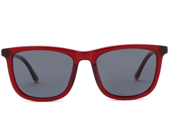 BS0420-0149_Red_Rectangular_Acetate_Sunglasses_front