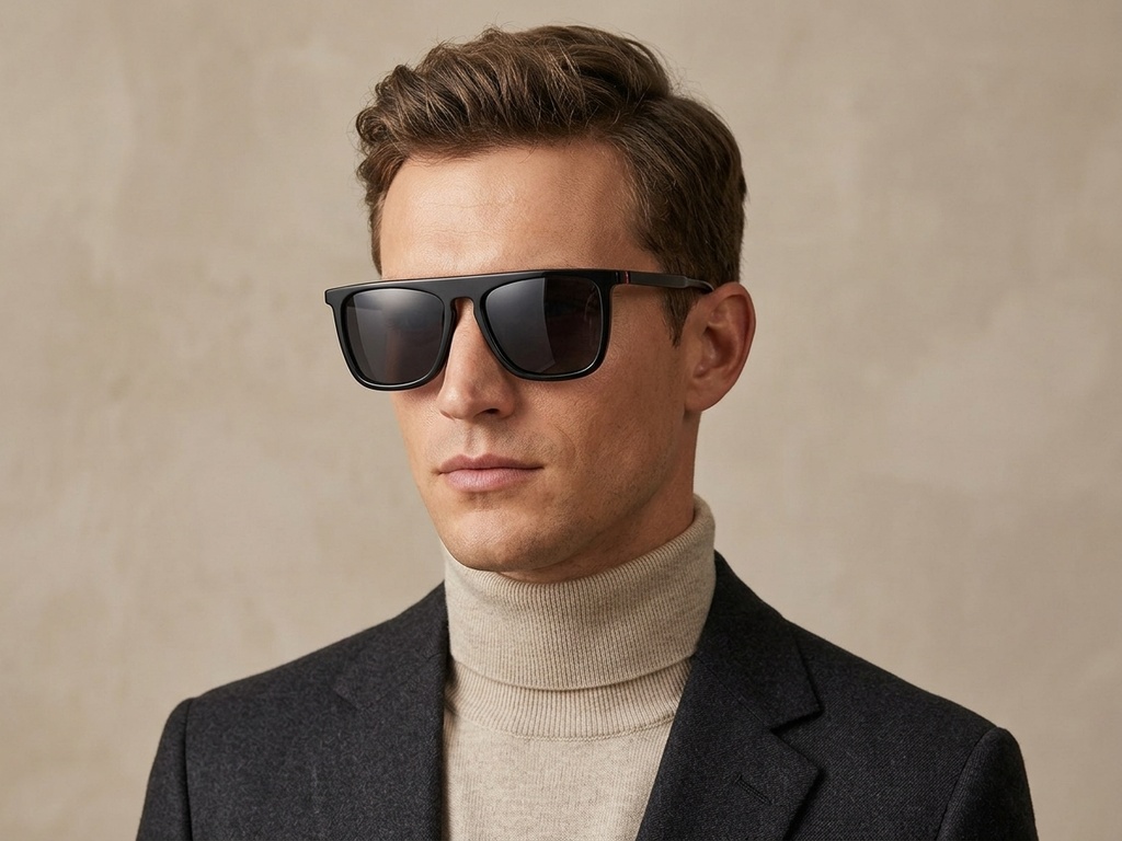 BS0420-0153_Black_Rectangular_Acetate_Sunglasses_corner-tryon_male
