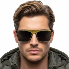 bs0420-0155_yellow_rectangular_acetate_sunglasses_model