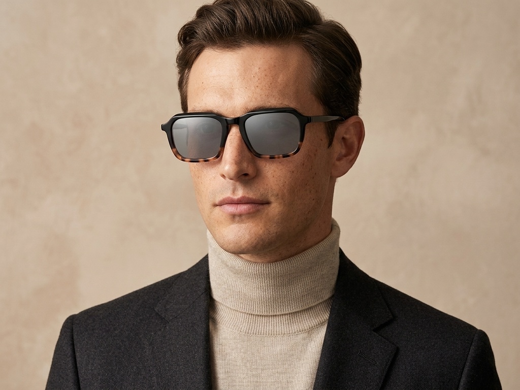 BS0420-0161_Brown_Rectangular_Acetate_Sunglasses-tryon_male