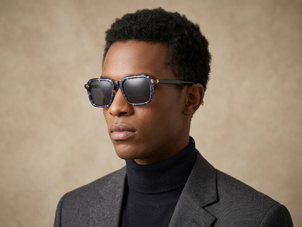 BS0420-0163_Blue_Rectangular_Acetate_Sunglasses_corner-tryon_male