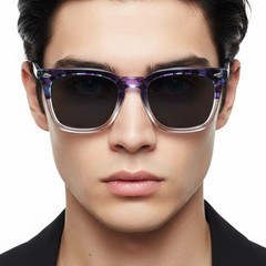 bs0420-0167_pattern_rectangular_acetate_sunglasses_model
