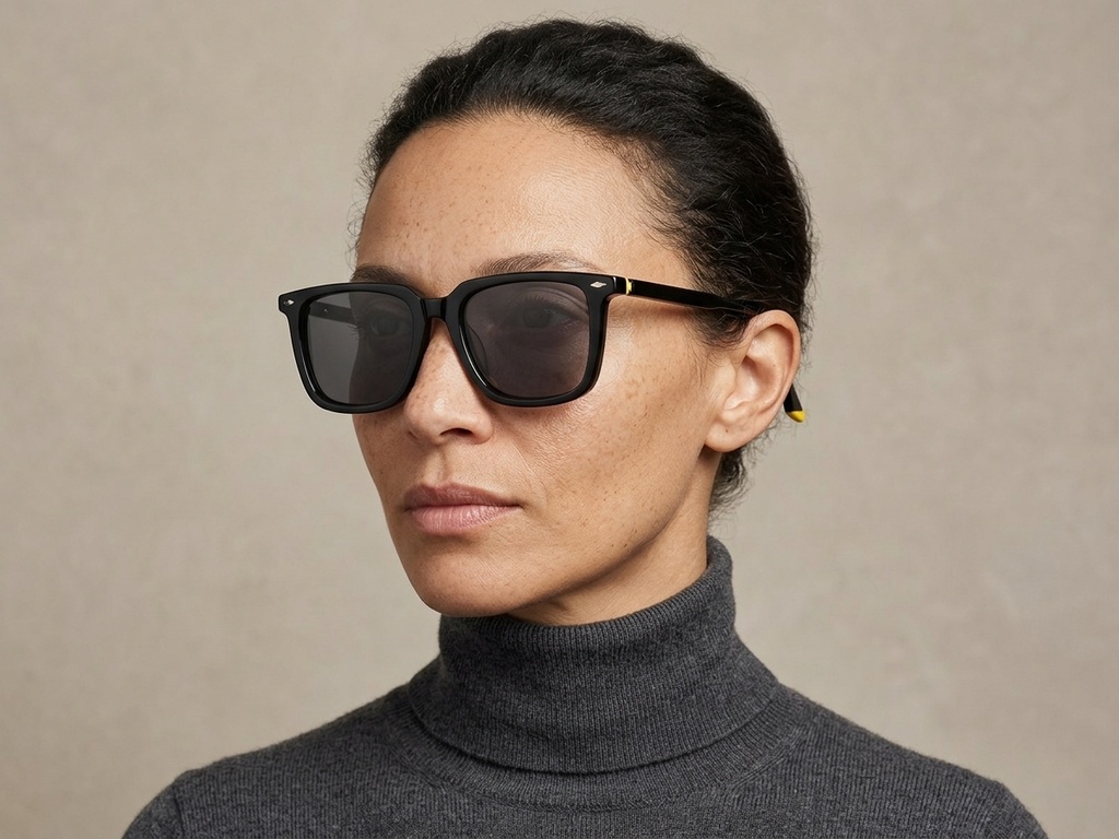BS0420-0170_Black_Rectangular_Acetate_Sunglasses_corner-tryon_female