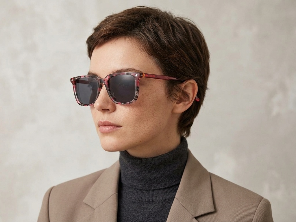 BS0420-0174_Pink_Rectangular_Acetate_Sunglasses_corner-tryon_female