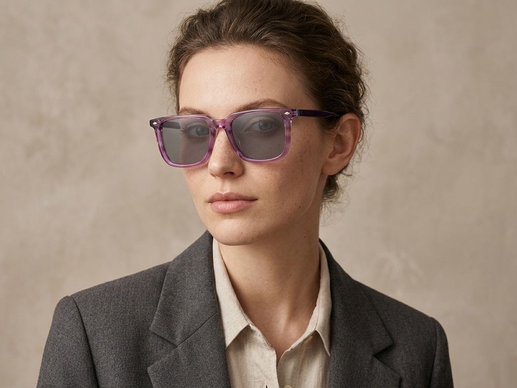 BS0420-0175_Purple_Rectangular_Acetate_Sunglasses_corner-tryon_female