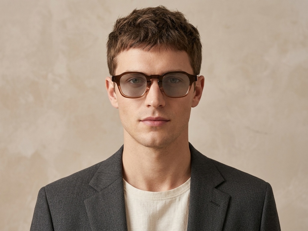 BS0420-0199_Brown_Rectangular_Acetate_Sunglasses-tryon_male