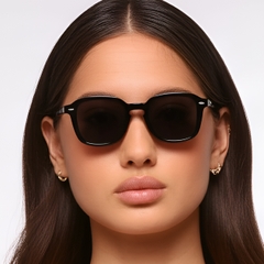 BS0420-0207_Black_Rectangular_Acetate_Sunglasses_model
