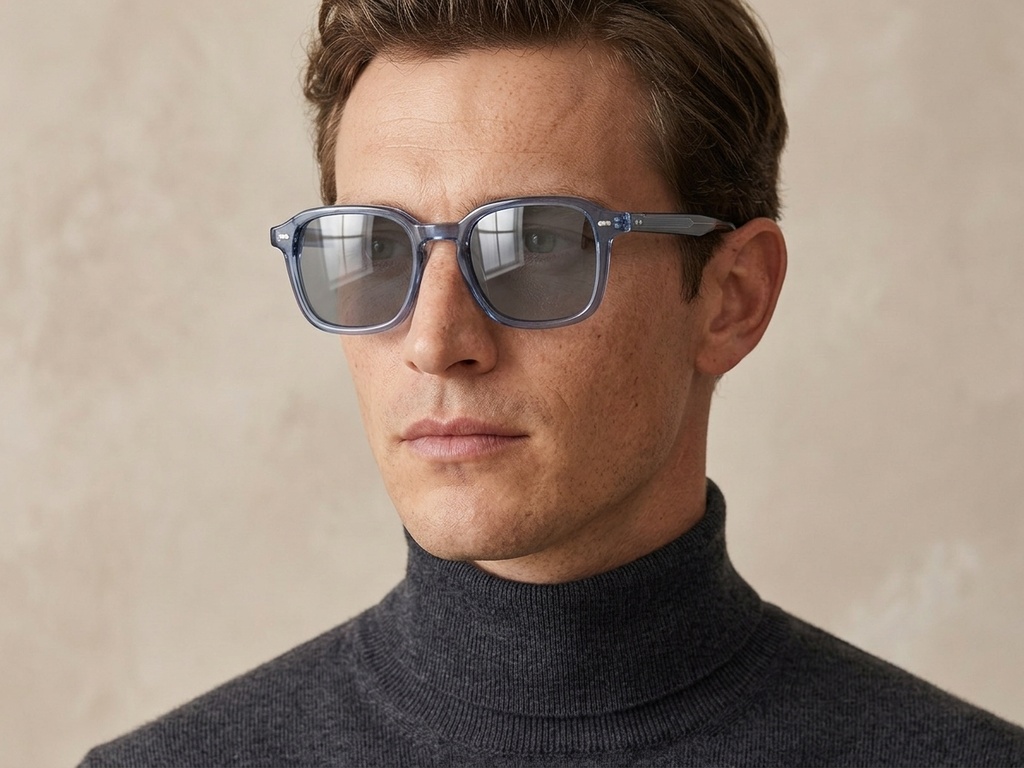 BS0420-0210_Blue_Rectangular_Acetate_Sunglasses_corner-tryon_male