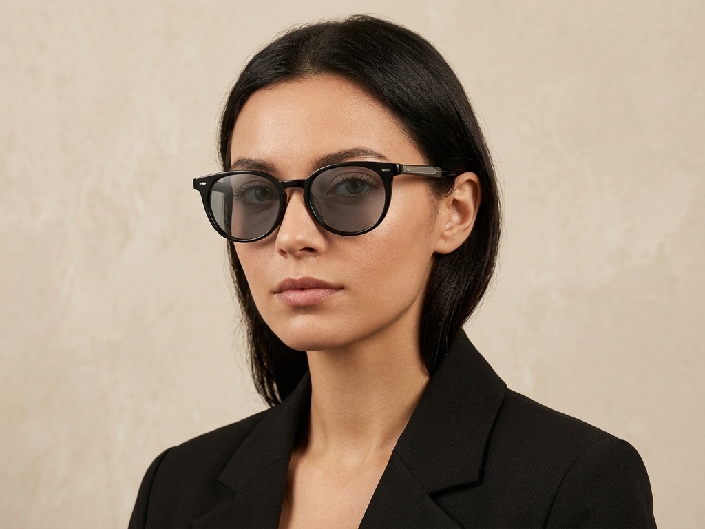 BS0420-0217_Black_Round_Acetate_Sunglasses_corner-tryon_female
