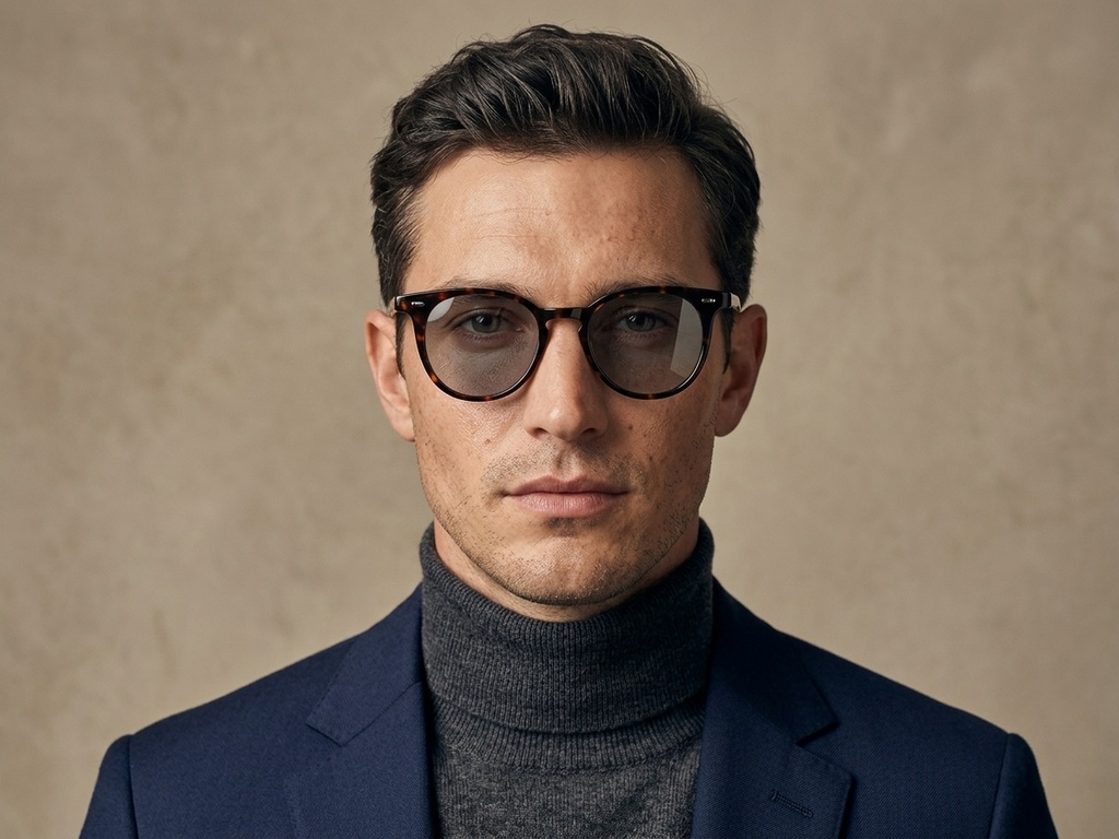 BS0420-0219_Tortoiseshell_Round_Acetate_Sunglasses-tryon_male