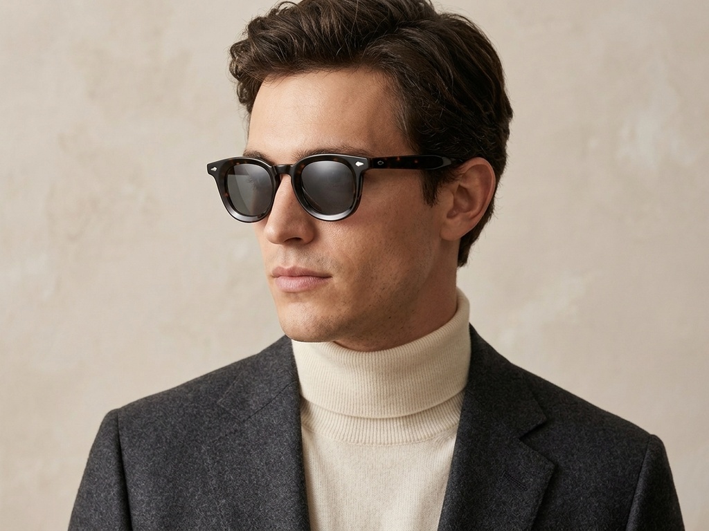 BS0420-0229_Tortoiseshell_Round_Acetate_Sunglasses-tryon_male