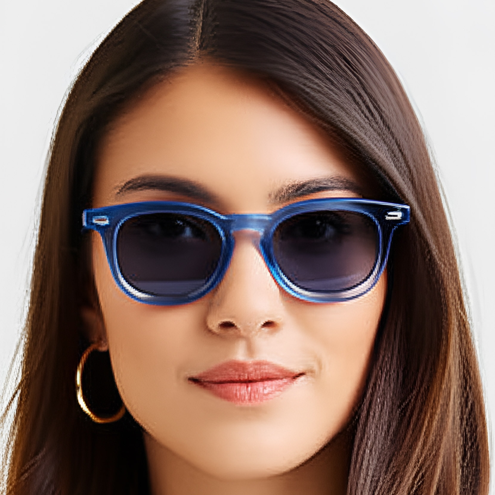 BS0420-0230_Blue_Round_Acetate_Sunglasses_model
