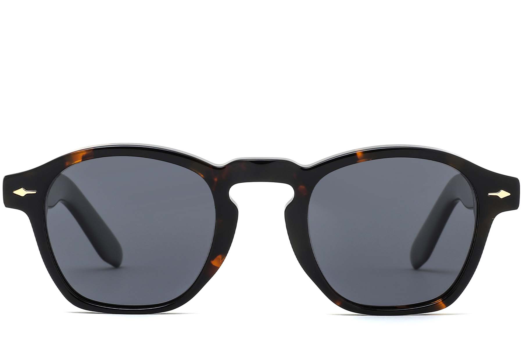 BS0420-0234_Tortoiseshell_Rectangular_Acetate_Sunglasses_front