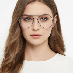 bs0420-0239_silver_aviator_metal_glasses_model