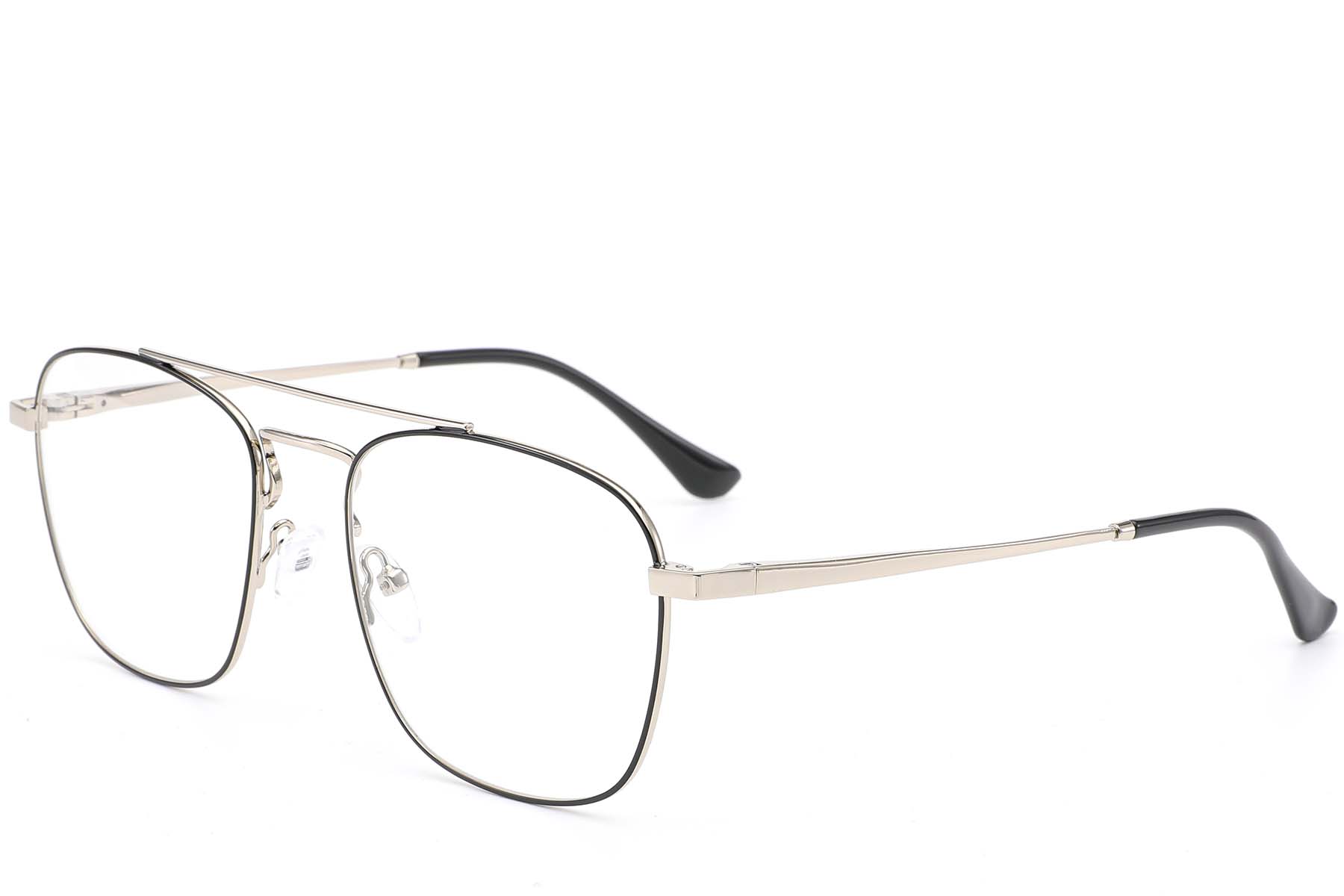 BS0420-0241_Silver_Aviator_Metal_Glasses_corner