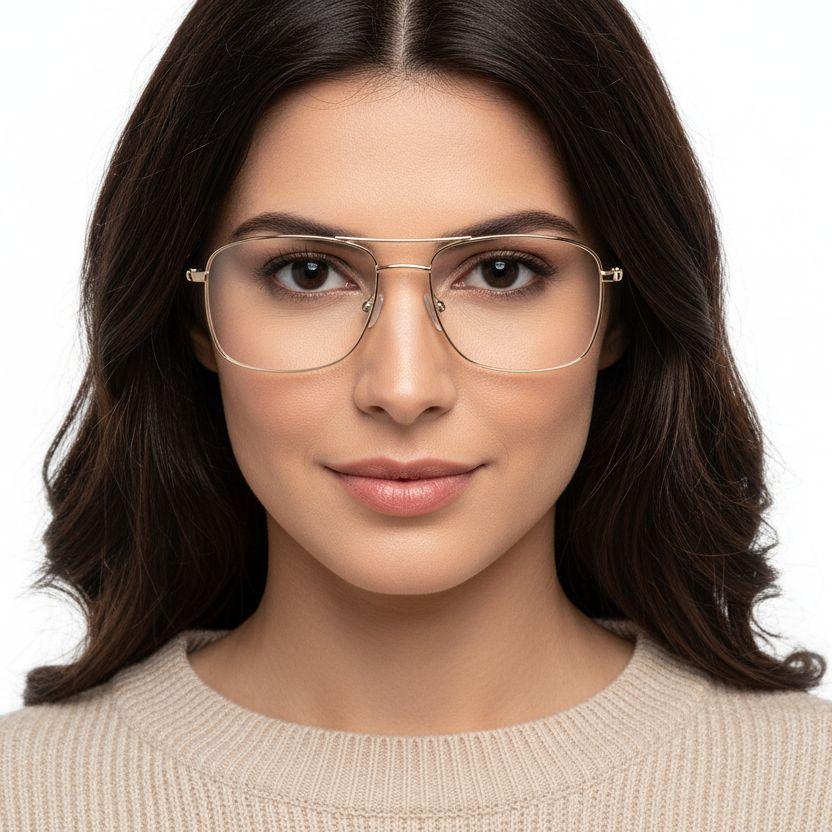 bs0420-0243_golden_rectangular_metal_glasses_model