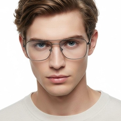 bs0420-0245_grey_rectangular_metal_glasses_model
