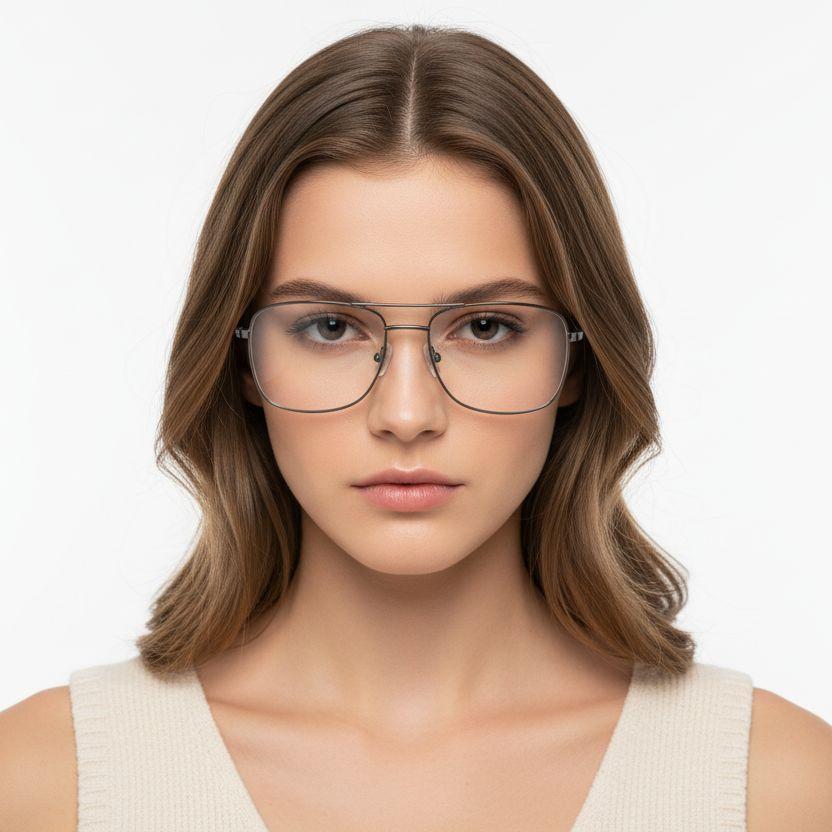 bs0420-0245_grey_rectangular_metal_glasses_model