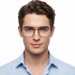 bs0420-0246_black_rectangular_metal_glasses_model