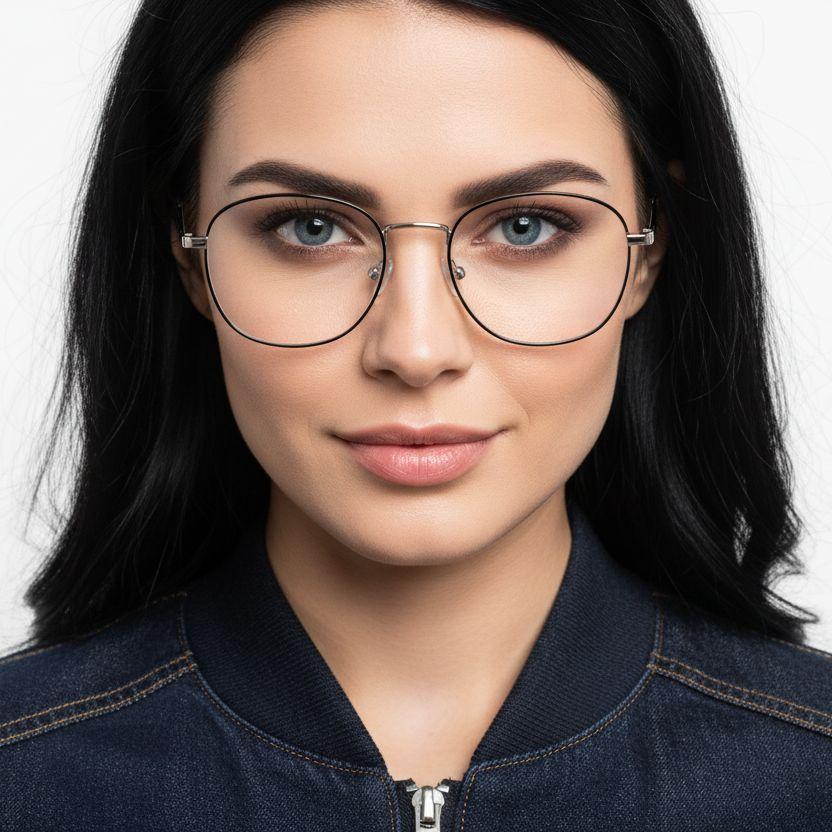 bs0420-0252_silver_rectangular_metal_glasses_model