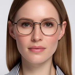 BS0420-0254_Black_Rectangular_Metal_Glasses_model