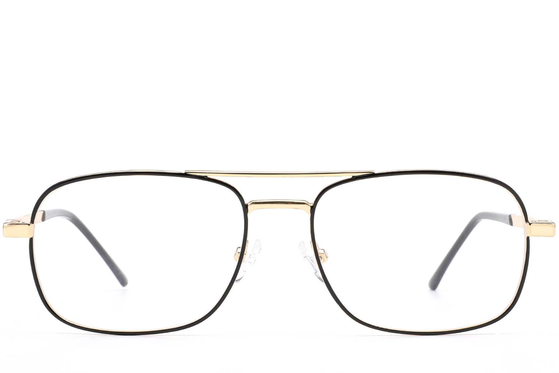 BS0420-0259_Golden_Aviator_Metal_Glasses_front