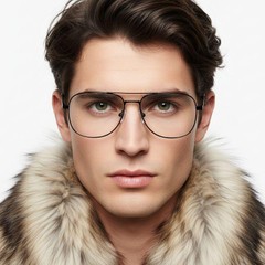 bs0420-0262_black_aviator_metal_glasses_model