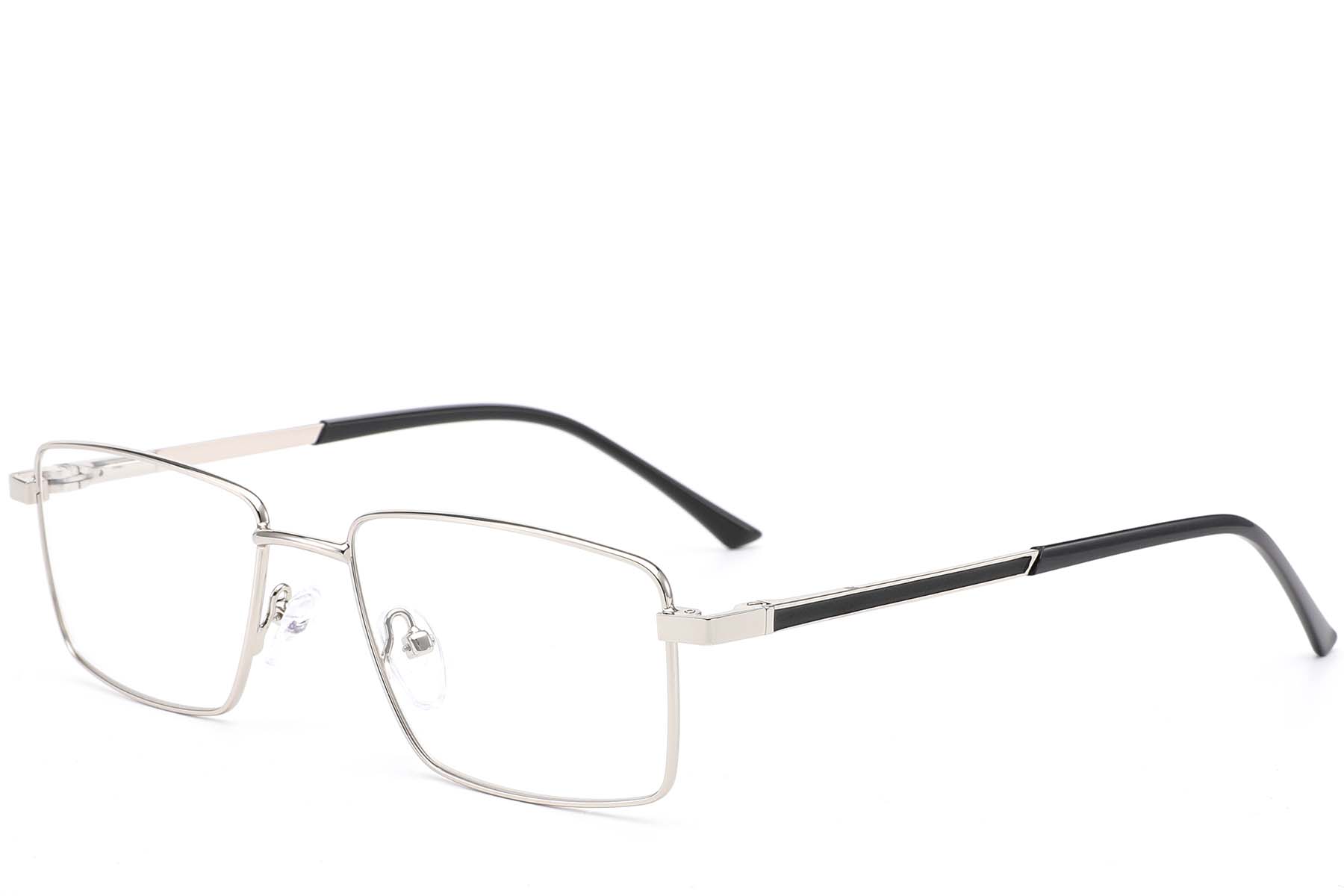 BS0420-0264_Silver_Rectangular_Metal_Glasses_corner