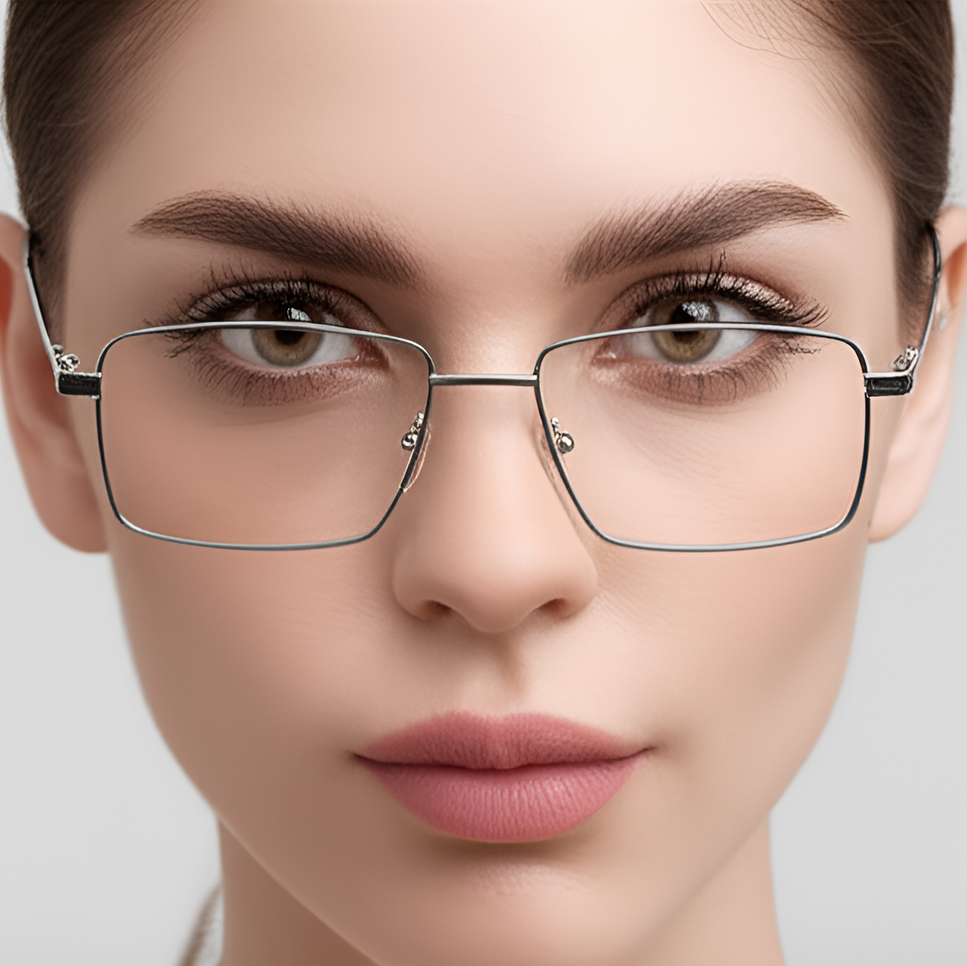 BS0420-0264_Silver_Rectangular_Metal_Glasses_model