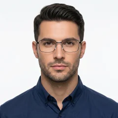 bs0420-0270_black_rectangular_metal_glasses_model
