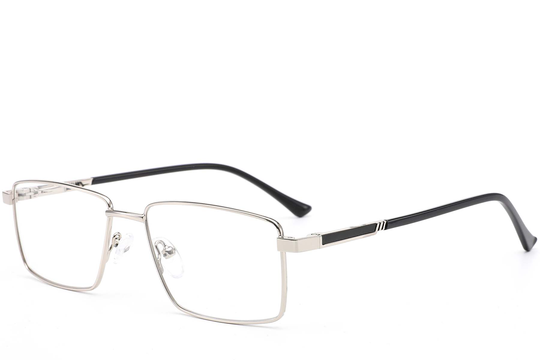 BS0420-0272_Silver_Rectangular_Metal_Glasses_corner