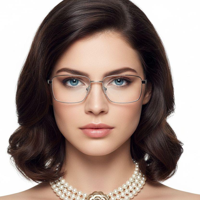 bs0420-0272_silver_rectangular_metal_glasses_model