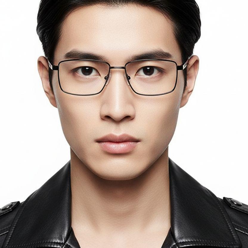 bs0420-0273_grey_rectangular_metal_glasses_model