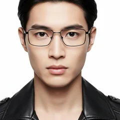 bs0420-0273_grey_rectangular_metal_glasses_model