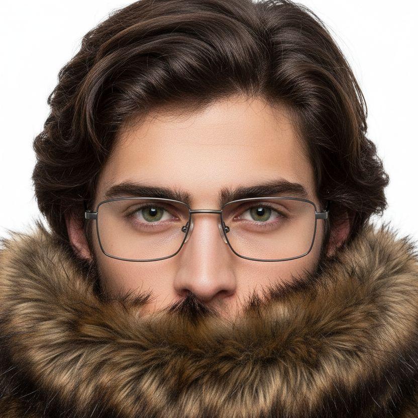 bs0420-0281_grey_rectangular_metal_glasses_model