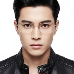 bs0420-0283_golden_semi-rimless_metal_glasses_model