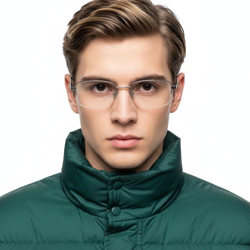 bs0420-0284_silver_semi-rimless_metal_glasses_model