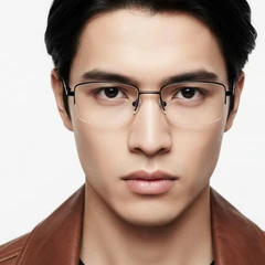 bs0420-0286_black_semi-rimless_metal_glasses_model